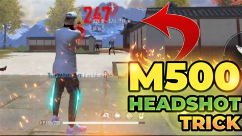 M500 Headshot Trick 🔥 Secret Headshot Trick M500 Headshot