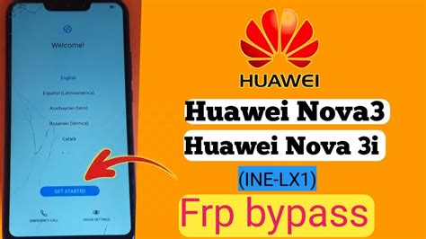 Huawei Nova 3i INE Lx1 Frp Bypass Huawei Nova3i Remove Google Account