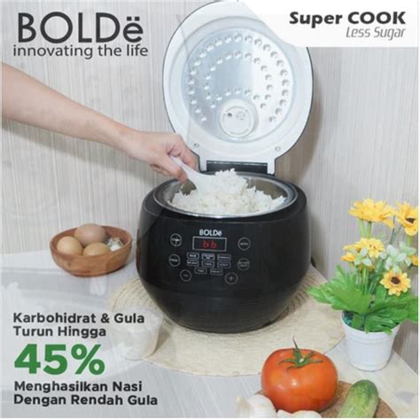 Jual Bolde Rice Cooker Magic Digital Bolde Super Cook Less Sugar