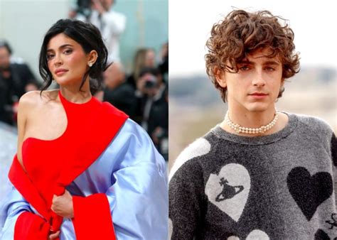 Kylie Jenner y Timothée Chalamet captados en la Semana de la Moda en París