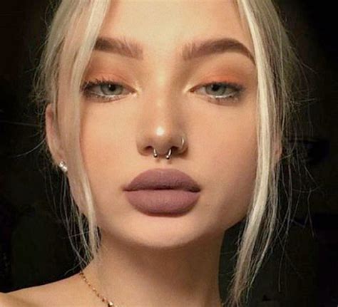 Nose Piercing And Septum Together