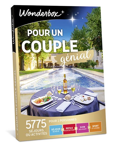 Ce Services Wonderbox Pour Un Couple G Nial Coffret Cadeau Sport