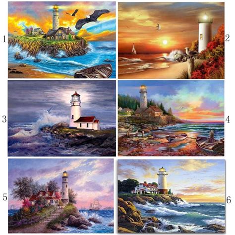 Solve Beautiful Lighthouses Jigsaw Puzzle Online With 144 Pieces