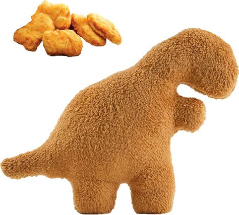 Simyron Dino Nugget Pillow Dino Chicken Nugget Plush Chicken Nugget