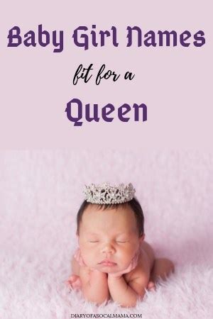 15 Elegant Royal Names for Baby Girls - Diary of a So Cal mama