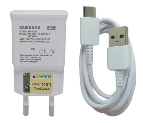 Kit Carregador Samsung Turbo Ep Ta B Unidades Original Frete Gr Tis