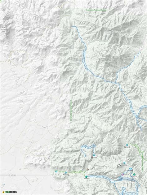 Chiricahua National Monument Map