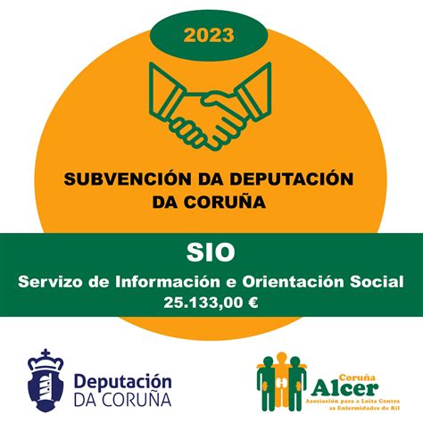 SUBVENCIÓN DA DEPUTACIÓN DA CORUÑA 2023 AO PROGRAMA SIO Alcer Coruña