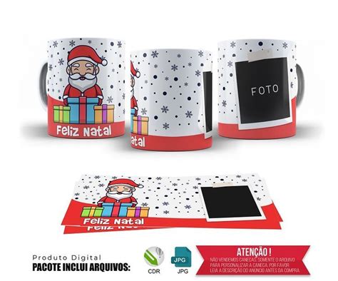 Arte Para Caneca 1 Arte Natal 2022 Ref 319 Elo7 Mugs Glassware