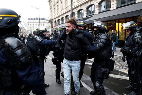 French Police Crack Down On ‘yellow Vests With Tear Gas And Over A