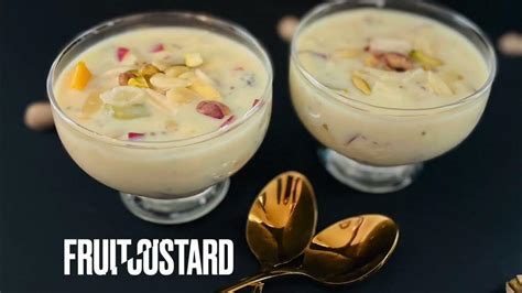 Super Easy Fresh Fruits Custard Summer Specials Creamy Fruit