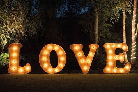 Alquilar Letras Luminosas Para Bodas En C Diz Kokko Eventos