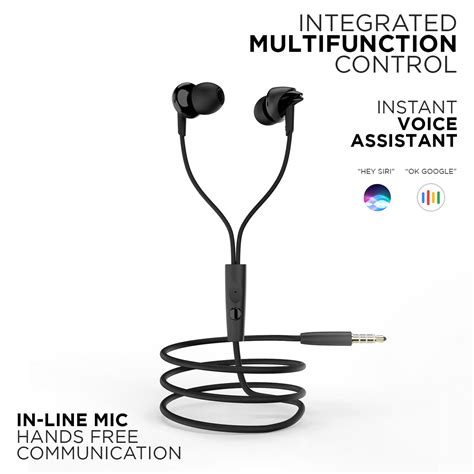 Buy Boat Bassheads Wired Earphone With Mic In Ear Black Online