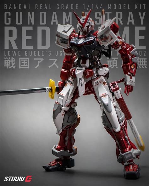 Custom Build Rg Gundam Astray Red Frame Custom Paint Custom