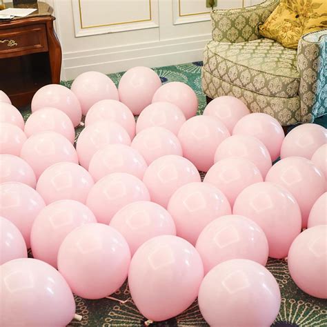 140pcs Double Macaron Baby Pink Balloon Garland Arch Kit Pink Etsy