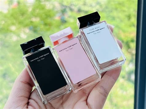 Set Nước Hoa Narciso Rodriguez For Her Collection 3 Chai Thế Giới Son Môi