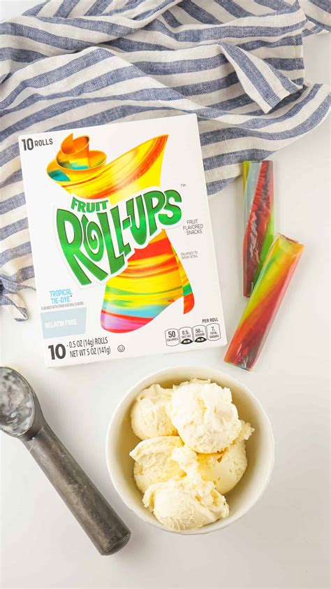 Fruit Roll Ups Ice Cream Tiktok Copycat Recipe Marathons And Motivation