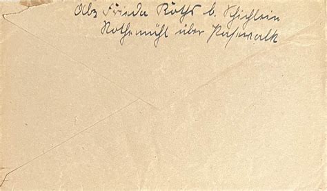 Drittes Reich Deutschland Briefumschlag Mit Briefmarke Guter