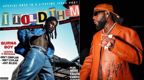 Burna Boy Dedicates Magazine As He Drops 7th Studio Album I Told Them