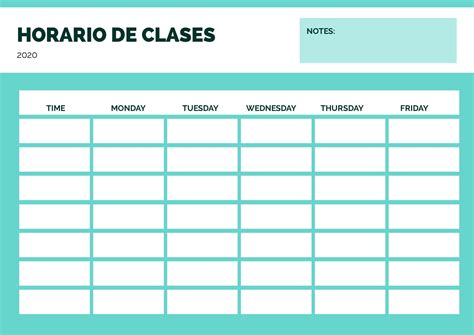 Pin De Ela Notebook En Organizaci N En Clase Horario Escolar Horario