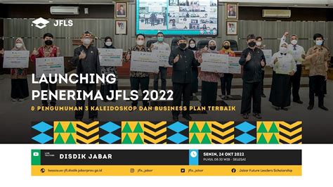 Launching Beasiswa Jabar Future Leaders Scholarship Jfls Tahun