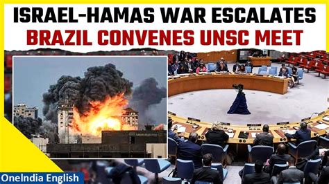 Israel Palestine War Brazil Convenes Urgent Meeting Of Un Security