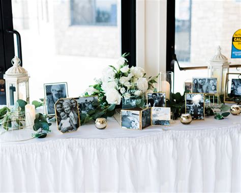 Memorial Table | Memory table, Funeral reception, Memorial service ...