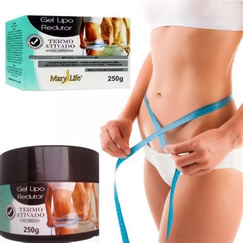 Kit 12 Und Gel Lipo Redutor Termo Ativado Eficácia Mary Life Mercado