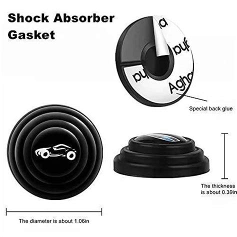 Universal Car Door Shock Absorbing Gasket For Car Trunk Sound