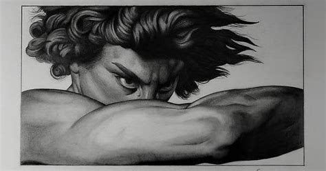 Drawing I Did Of Fallen Angel By Alexandre Cabanel Drawing