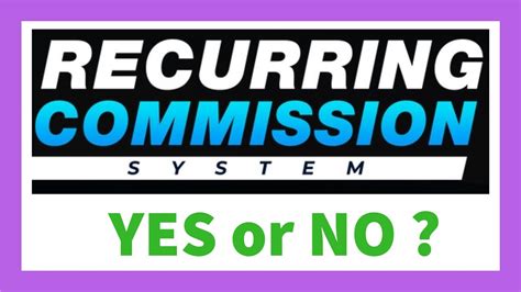 Recurring Commission System Review Legit By Glynn Kosky Youtube