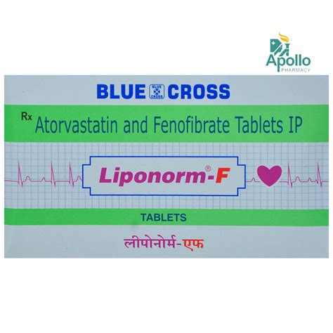 Liponorm F Tablet Price Uses Side Effects Composition Apollo Pharmacy