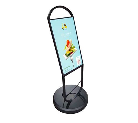 Inch Portable Digital Poster Battery Powered Floor Standing Display