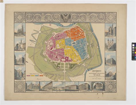 Grundriss Der Inneren Haupt Und Residenzstadt Wien Nebst