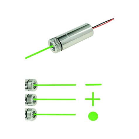 Nm Mw Gr N Punkt Linie Kreuz Laser Modul Kopf Glas Objektiv