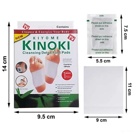 Ripley PARCHES KINOKI DE DESINTOXICACIÓN PARA PIES X5 CAJAS