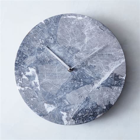 Grey Marble Wall Clock Wall Clock Marble Wall Clock