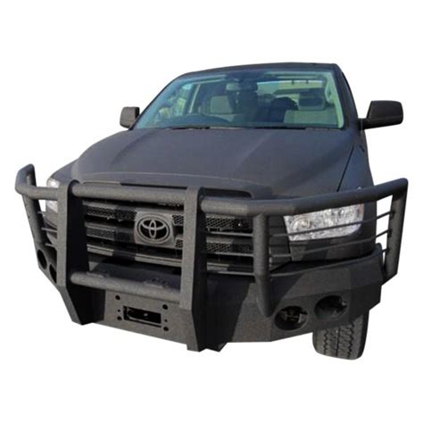 Iron Bull Bumpers® Toyota Tundra 2011 Full Width Black Front Winch Hd Bumper With Shredder Guard