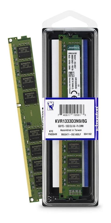 Memoria Ram Kingston Ddr3 8gb 1333mhz Febo 2 325 00 En Mercado Libre