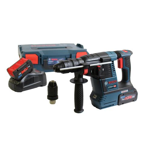 Bosch Akku Bohrhammer Gbh 18v 26 F Mit 2x Procore 18v 7 0 Ah Lader L