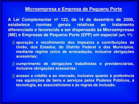 Ppt Microempresa E Empresa De Pequeno Porte Powerpoint Presentation