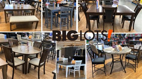 Big Lots Kitchen Dining Room Tables And Chairs Shop With Me Youtube