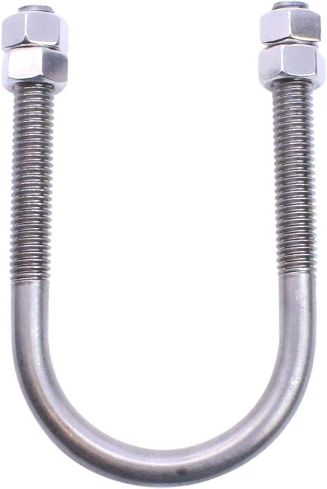 Amazon U Turn 1 1 2 Inch Pipe Size U Bolt With Nuts 304