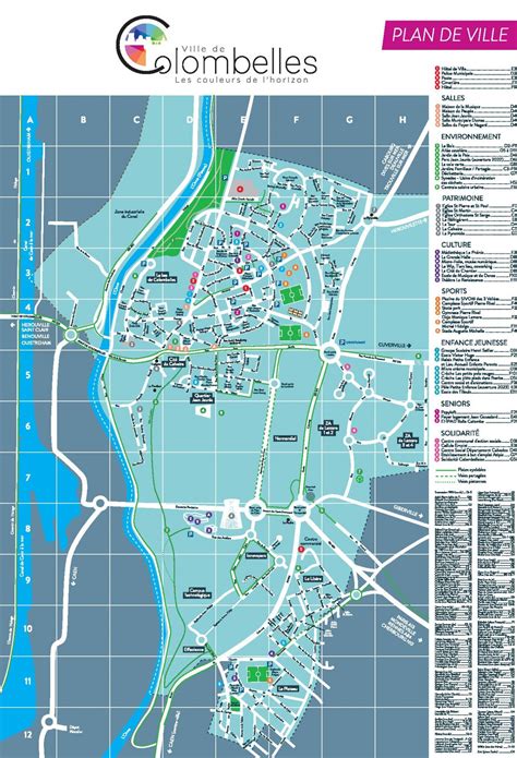 Plan De La Ville Mairie De Colombelles