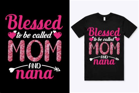 Happy Mothers Day Tshirt Design Graphic By Rana Hamid · Creative Fabrica