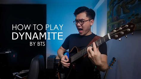 Dynamite Bts Guitar Tutorial Youtube