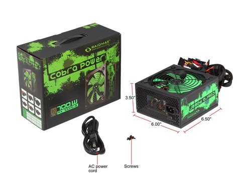 RAIDMAX Cobra RX 700AC B Continuous 700 Watts Power Supply Newegg