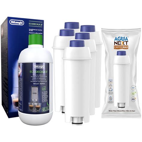 5X Filtr Wody Delonghi Odkamieniacz 500Ml Zestaw DeLonghi AGD