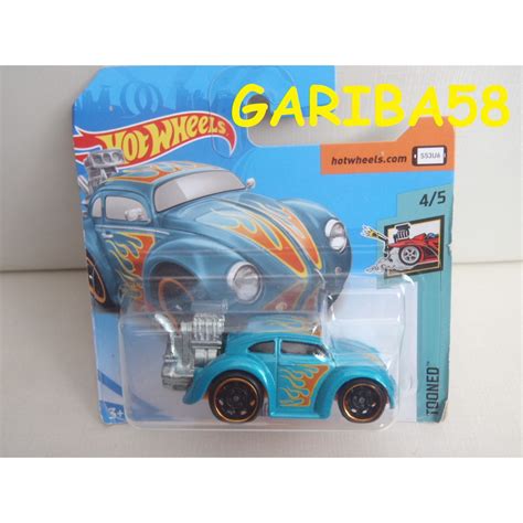 Hot Wheels Tooned Volkswagen Beetle Vw Fusca Gariba Shopee Brasil