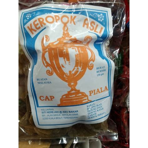 Keropok Ikan Tamban Asli Cap Piala 150gram Shopee Malaysia